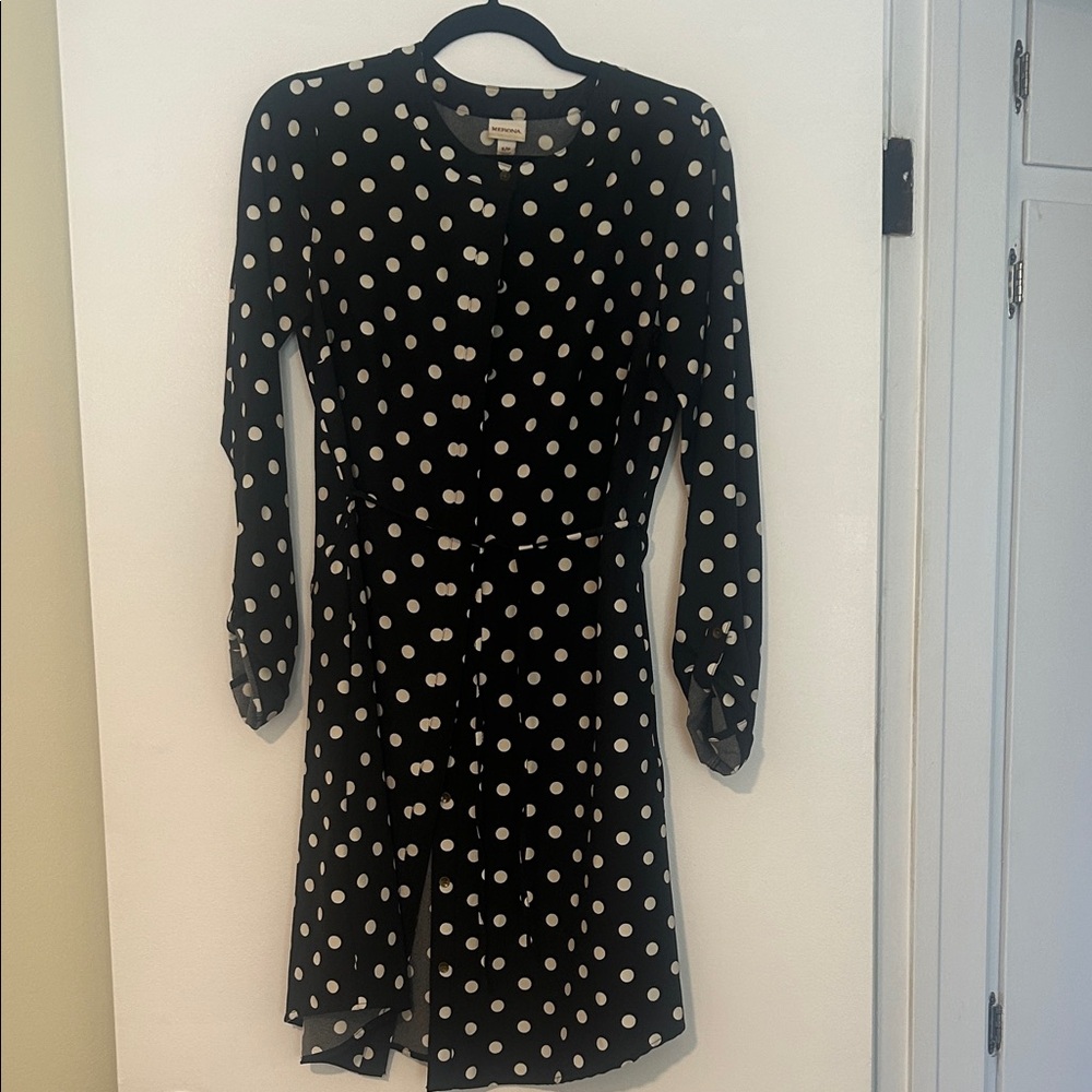 Merona Black and White Polka Dot Kids Dress